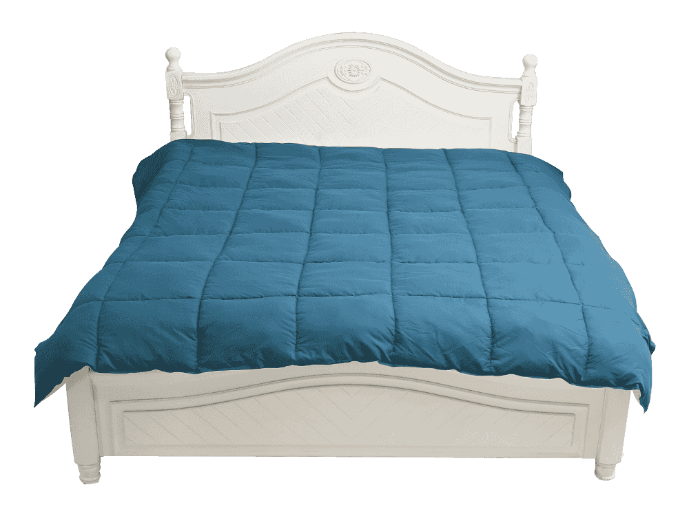 Двойное двойное цветное стеганое одеяло